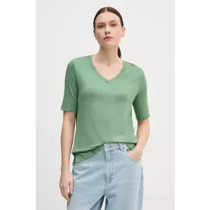 United Colors of Benetton tricou femei, culoarea verde, 3Z12D401G imagine