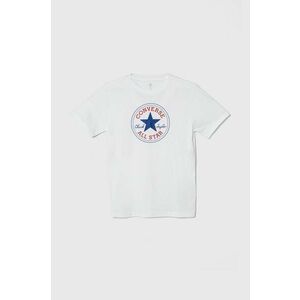 Converse tricou copii culoarea alb, cu imprimeu imagine