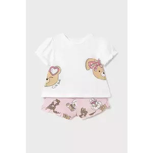 Mayoral Newborn set de bumbac pentru bebelusi culoarea roz, 1256 imagine