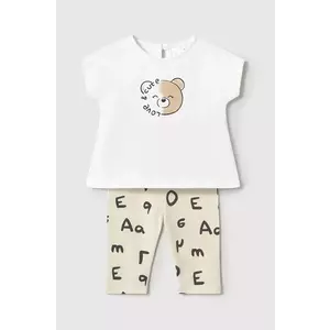 Mayoral Newborn set de bumbac pentru bebelusi culoarea bej, 1762 imagine