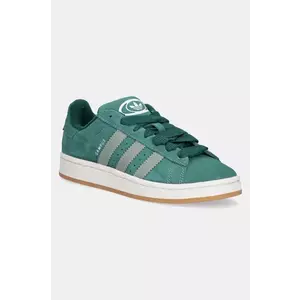 adidas Originals sneakers din piele intoarsă Campus 00s culoarea verde, JH8794 imagine