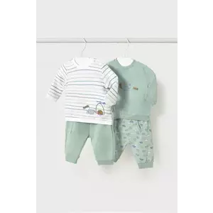 Mayoral Newborn set trening bumbac pentru copii culoarea turcoaz, 1612 imagine