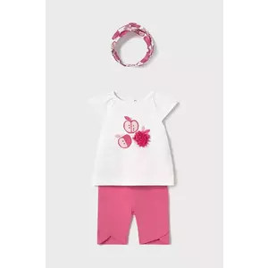 Mayoral Newborn set de bumbac pentru bebelusi culoarea roz, 1763 imagine