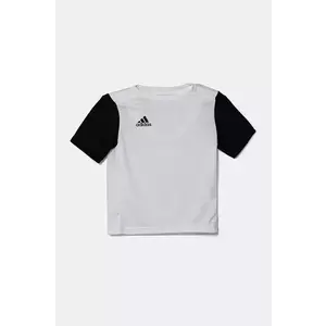 adidas Performance tricou copii culoarea alb, cu imprimeu, DP3221 imagine