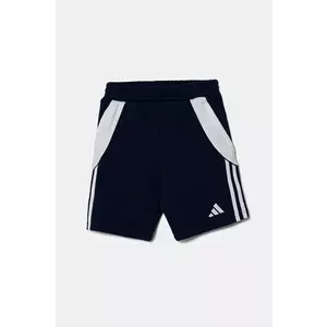 adidas Performance pantaloni scurți copii culoarea bleumarin, cu imprimeu, IS1004 imagine