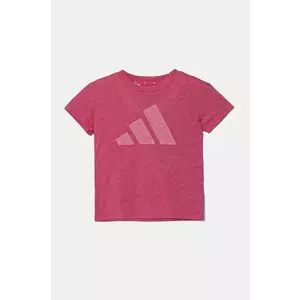 adidas tricou copii culoarea violet, JC9779 imagine