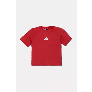 adidas tricou copii culoarea roșu, cu imprimeu, JD0136 imagine