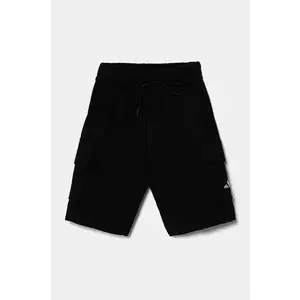 adidas pantaloni scurți copii culoarea negru, cu imprimeu, talie reglabila, JC9768 imagine