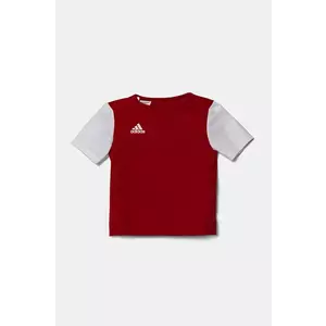 adidas Performance tricou copii culoarea roșu, cu imprimeu, DP3215 imagine