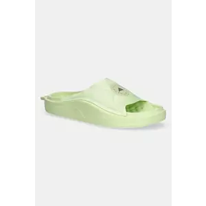 adidas by Stella McCartney papuci Slide femei, culoarea verde, JI1217 imagine