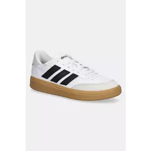 adidas sneakers pentru copii COURTBLOCK culoarea alb, JH8563 imagine