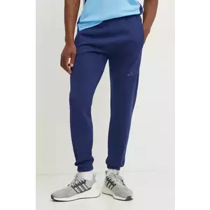 adidas pantaloni de trening ALL SZN culoarea albastru marin, neted, JC5361 imagine