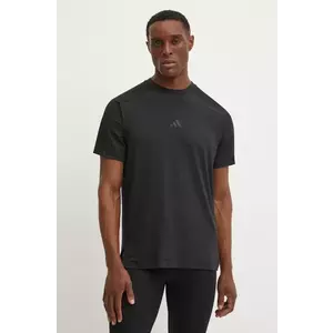 adidas Performance tricou de antrenament Puremotion culoarea negru, neted, JE5690 imagine