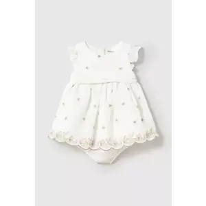 Mayoral Newborn rochie bebe culoarea bej, mini, evazati, 1856 imagine