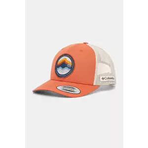 Columbia sapca Mesh Snap Back culoarea portocaliu, cu imprimeu, 1652541 imagine