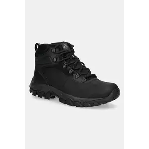 Columbia pantofi Newton Ridge Plus Waterproof barbati, culoarea negru, 1594731 imagine