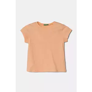 United Colors of Benetton tricou de bumbac pentru copii culoarea roz, 3I1XG106Y imagine