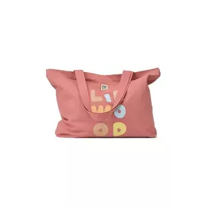 Liewood geantă de bumbac Big Totebag culoarea roz imagine