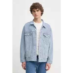 Levi's geacă din denim bărbați, de tranziție, oversize, A5782 imagine