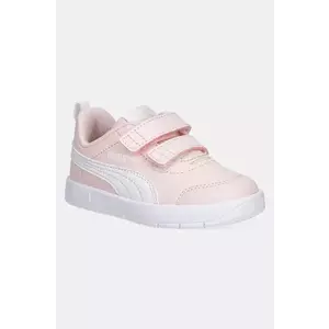 Puma sneakers pentru copii Courtflex V3 V culoarea portocaliu, 310252 imagine