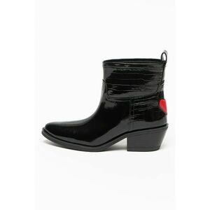 Botine western de piele imagine