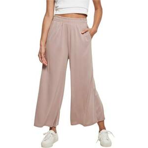 Pantaloni culotte din amestec de modal cu croiala ampla imagine