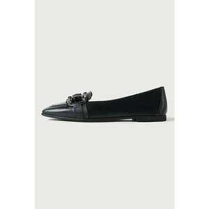 Pantofi loafer de piele cu varf patrat imagine