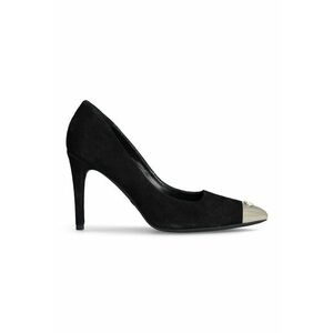 Pantofi stiletto de piele intoarsa cu varf ascutit imagine