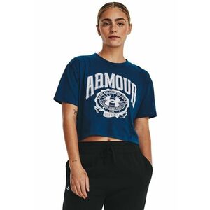 Top crop cu logo pentru antrenament Collegiate imagine