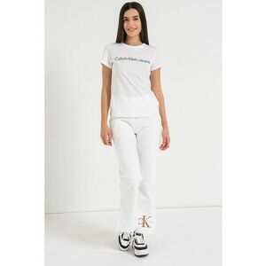 Tricou slim fit cu decolteu la baza gatului imagine