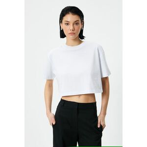 Tricou crop uni imagine