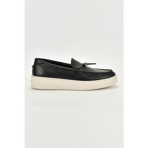 Pantofi loafer de piele cu varf rotunjit imagine