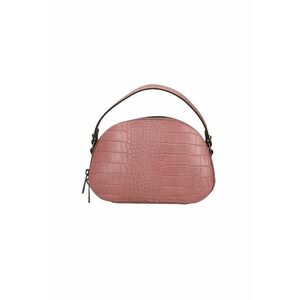 Geanta crossbody de piele cu aspect de piele de crocodil imagine