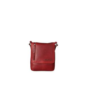 Geanta crossbody de piele cu clapa imagine