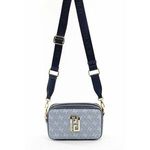 Geanta crossbody de piele ecologica cu logo in relief imagine