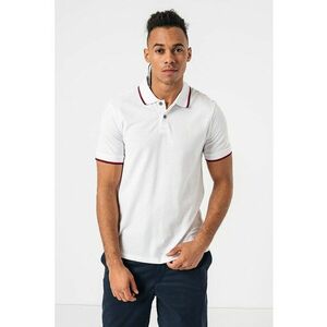 Tricou polo slim fit din bumbac imagine