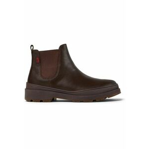 Ghete Chelsea de piele Brutus Trek Brown imagine