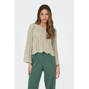 Pulover de macramé cu maneci raglan imagine