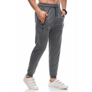 Pantaloni de trening din amestec de bumbac cu snur imagine