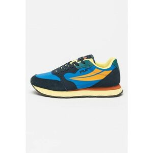 Pantofi sport low-cut cu garnituri de piele imagine