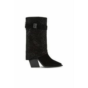 Ghete dama - 303084691 - Negru - Piele intoarsa imagine