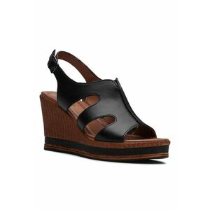 Sandale dama - 5904862808949 - Piele naturala - Negru imagine