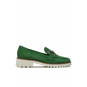 Pantofi dama 303784867 - Piele intoarsa - Verde imagine