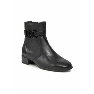 Botine dama - 303060 - Piele naturala - Negru - imagine