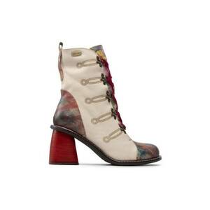 Botine dama - 300996 - Piele naturala - Multicolor imagine