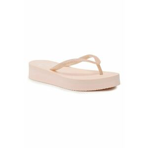 Papuci flip-flop dama - 302746149 - Textil - Roz imagine