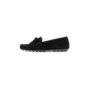 Mocasini dama - 316849 - Piele intoarsa - Negru imagine