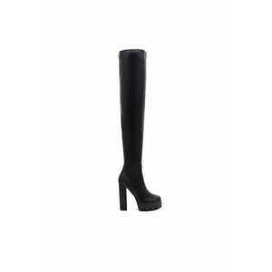 Botine dama - 590558803259537 - Piele ecologica - Negru imagine