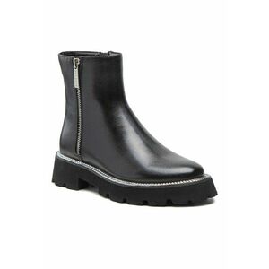 Botine dama - 301322511 - Piele naturala - Negru imagine