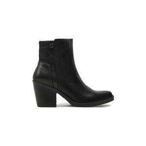 Botine dama - 304331 - Piele ecologica - Negru imagine